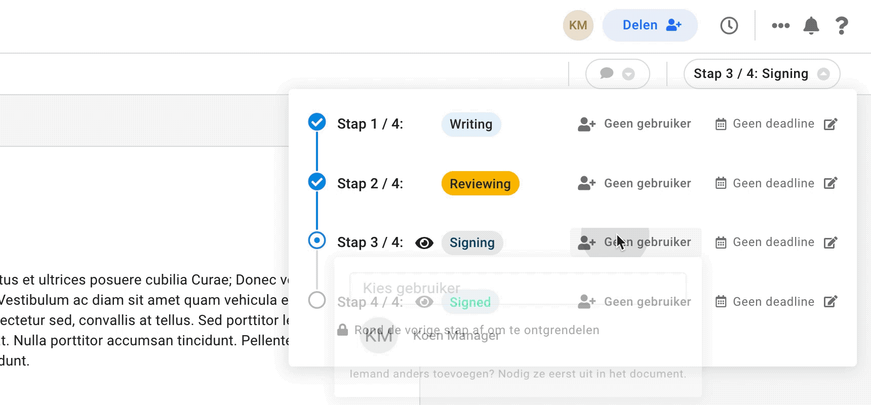 workflow assignees
